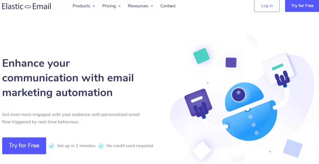 elastic mail automation