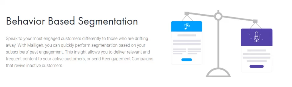 mailigen smart segmentation feature